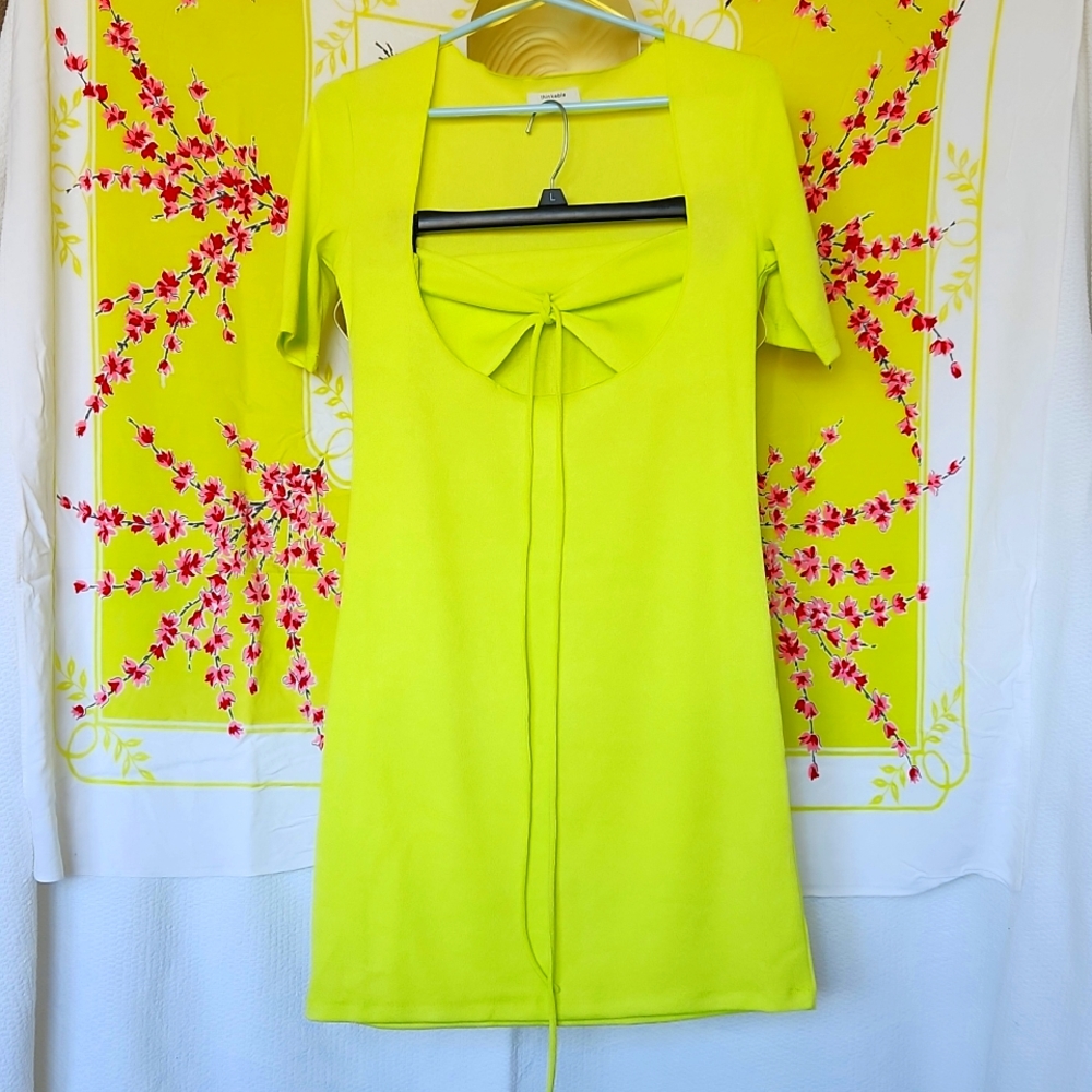 Neon Yellow 2-piece Thinkable Dress